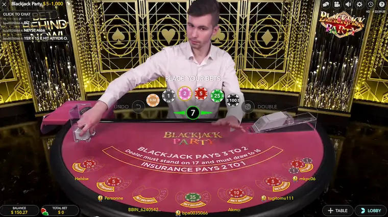 How to calculate points in Online Blackjack